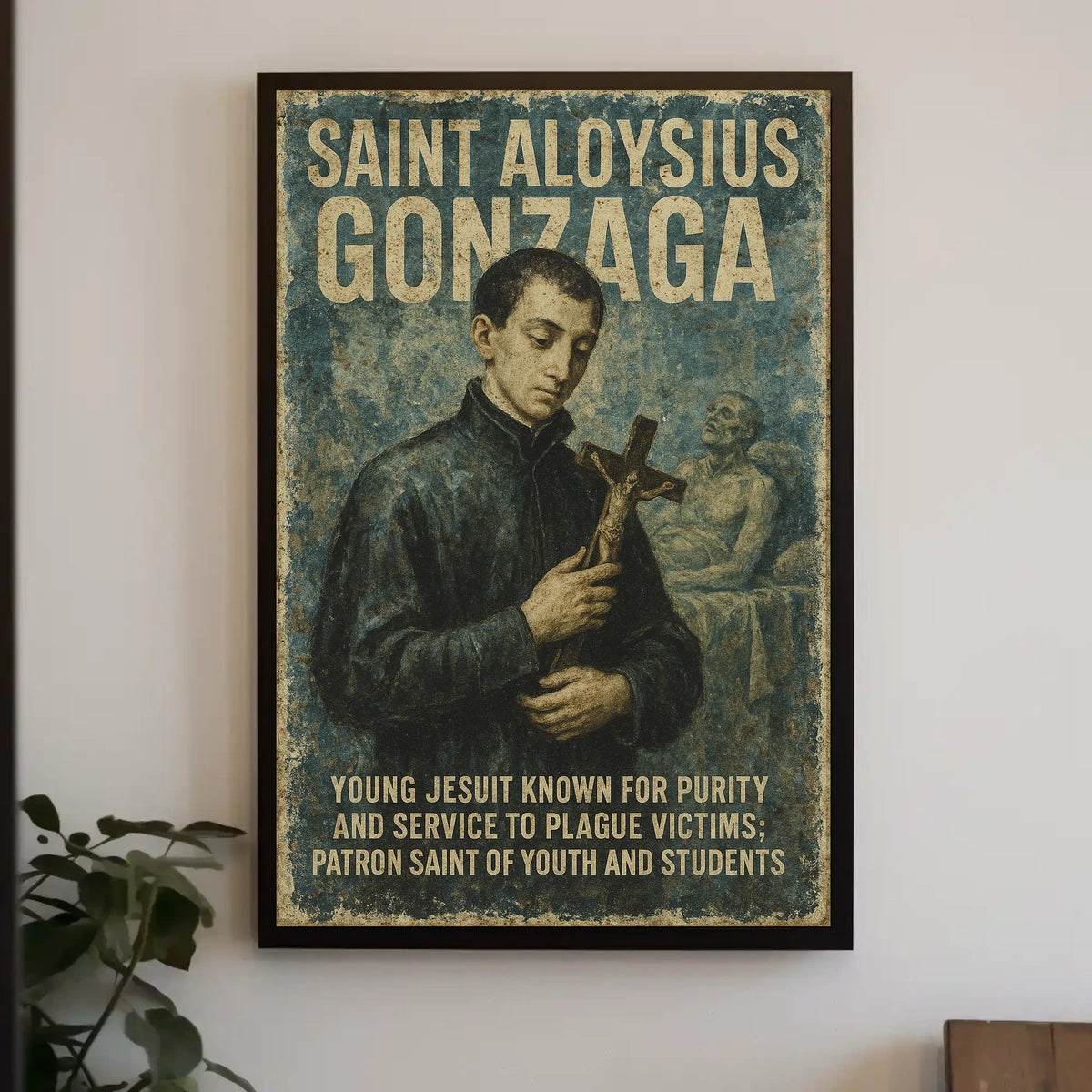 Saint Aloysius Gonzaga Poster