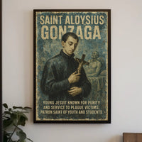 Saint Aloysius Gonzaga Poster