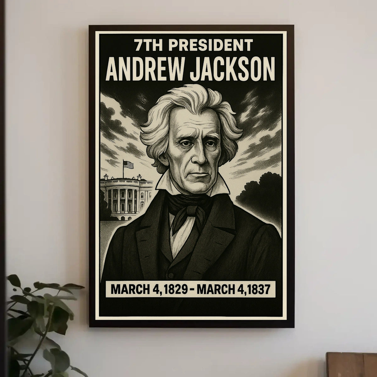 Andrew Jackson 7Th President Poster