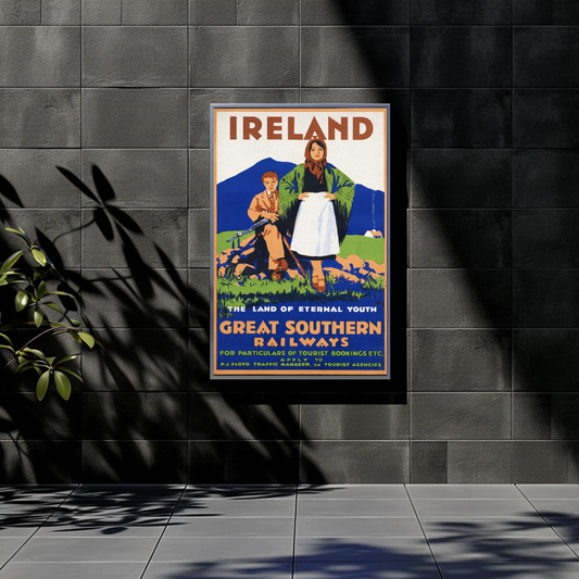 Vintage Poster - Ireland Land of Eternal Youth