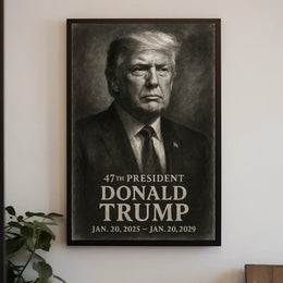 Donald Trump 47th President Poster