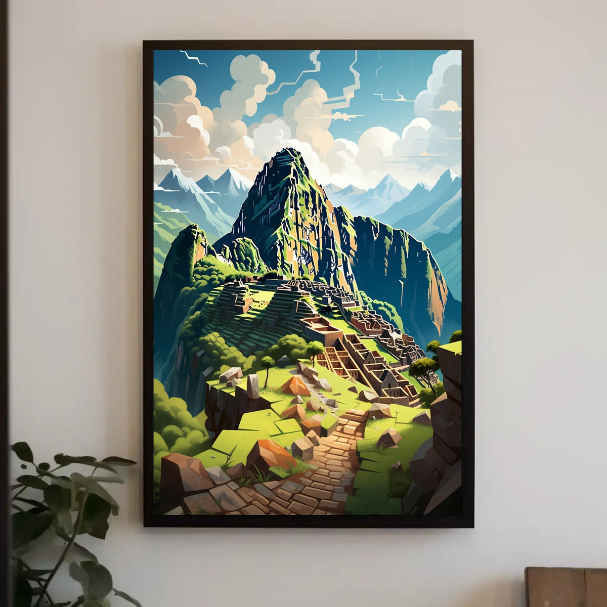 Machu Picchu Adventure Travel Poster