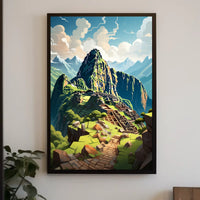 Machu Picchu Adventure Travel Poster