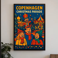 Copenhagen Christmas Parade Poster