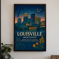 Louisville, Kentucky Tradition Meets Innovation Poster