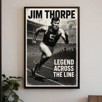 Legend Across the Line Jim Thorpe Poster