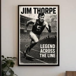 Legend Across the Line Jim Thorpe Poster