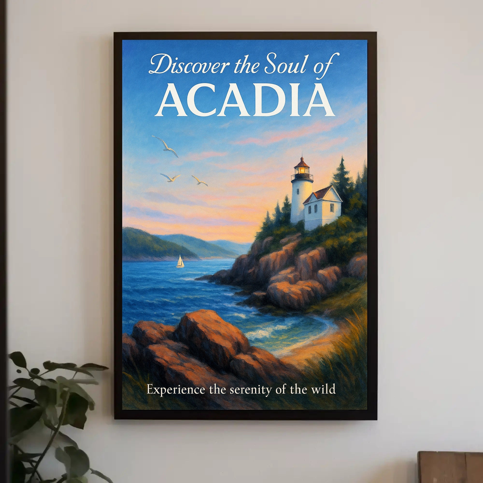 Discover the Soul of Acadia Poster