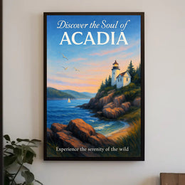 Discover the Soul of Acadia Poster