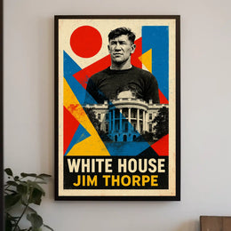 Jim Thorpe And The White House Poster
