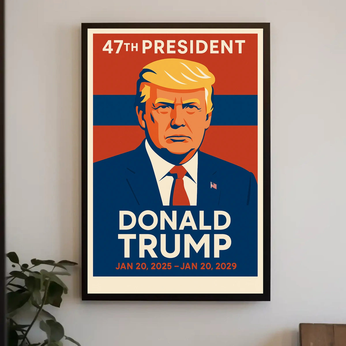 Trump Visionary Leader Pop Art Patriotic Poster