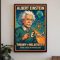 Einstein Relativity Scenic Academic Poster