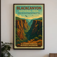 Blackcanyon National Park Poster