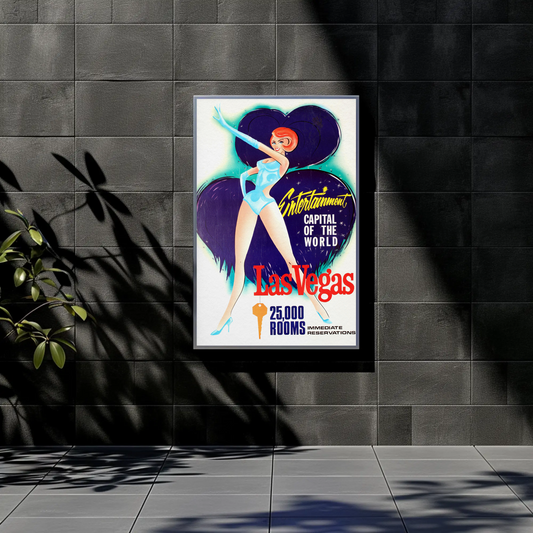Las Vegas Entertainment Capital Vintage Poster