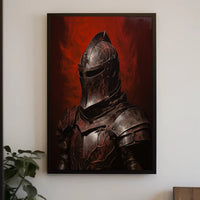 Medieval Knight Valor Art Print Historical or Presidential Poster