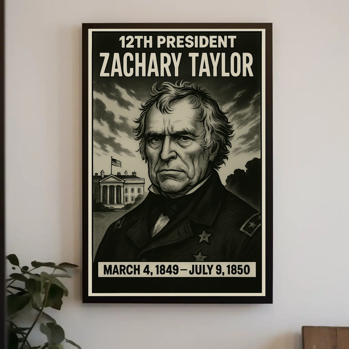 Zachary Taylor 12Th President Poster