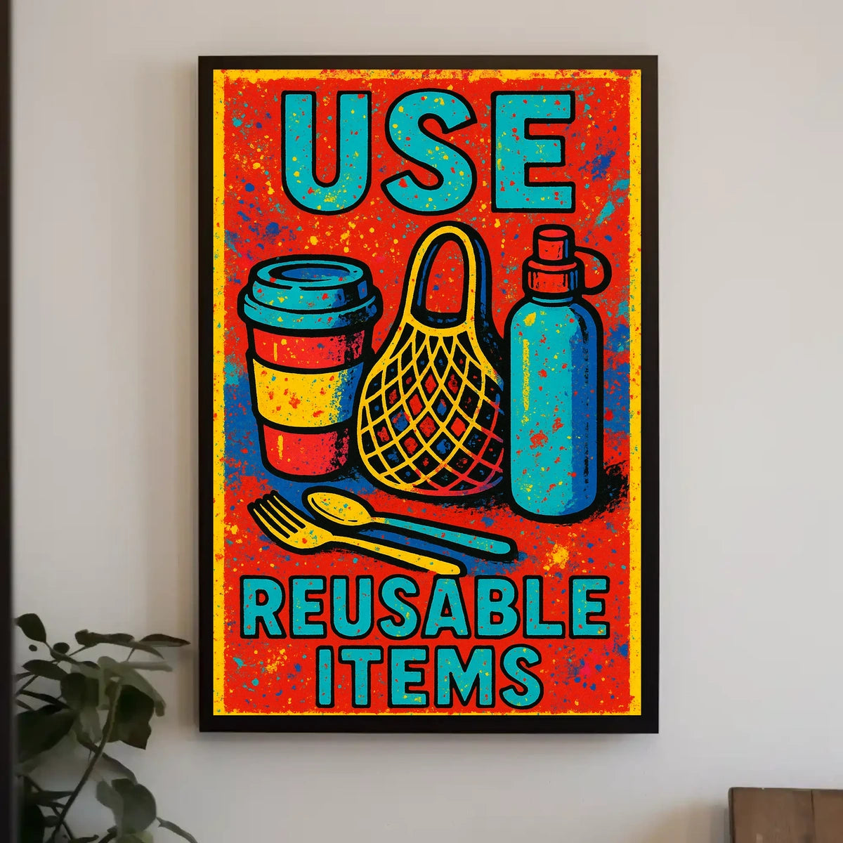 Use Reusable Items Poster