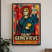 Saint Genevieve Patroness Of Paris Poster