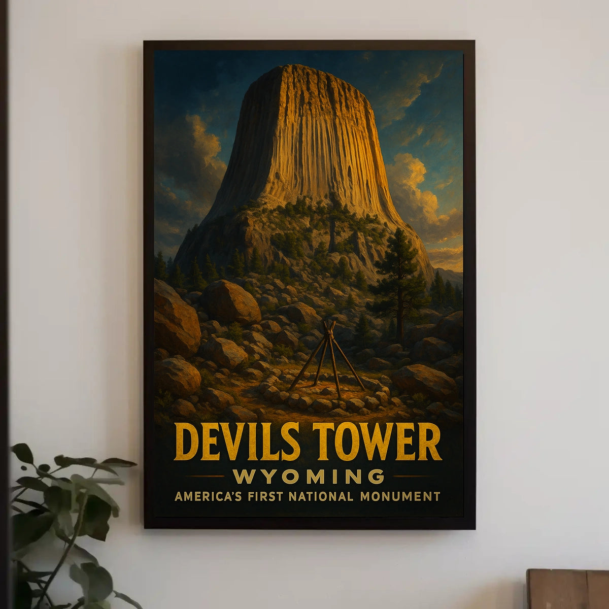 Devils Tower AmericaS First National Poster