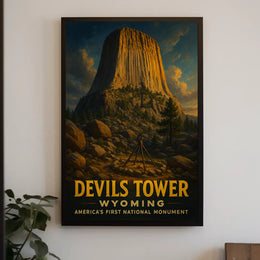 Devils Tower AmericaS First National Poster