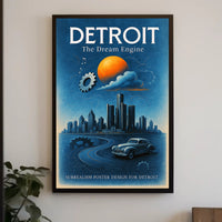 Detroit The Dream Engine Poster