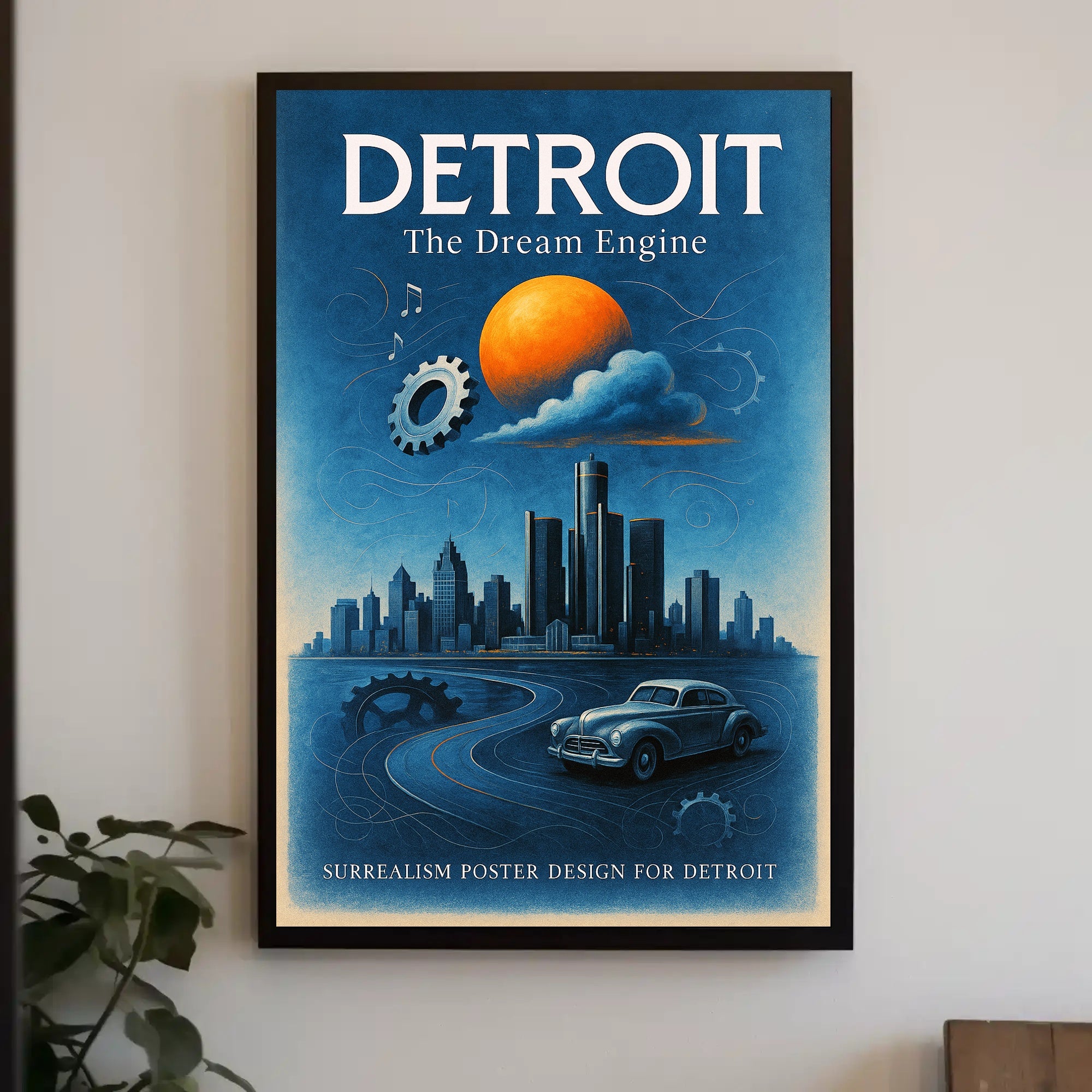 Detroit The Dream Engine Poster