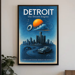 Detroit The Dream Engine Poster