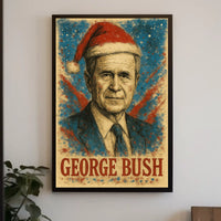 George H. W. Bush 41st President of the United States Christmas SeriesPoster