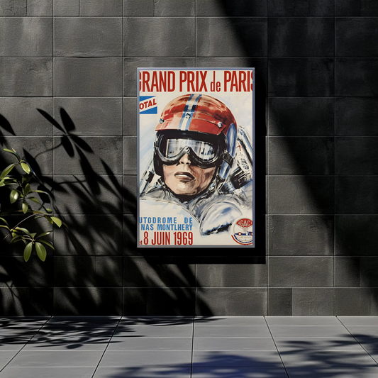 Grand Prix de Paris – 1969 Motor Race Poster