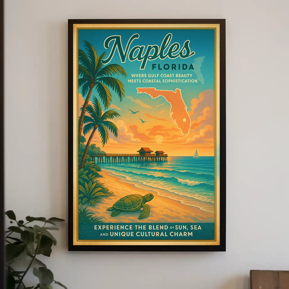 Discover Naples, Florida Poster