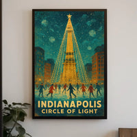 Indianapolis Circle of Light Poster