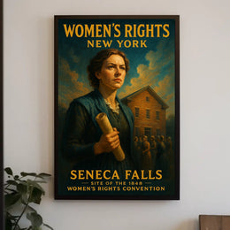 Seneca Falls WomenS Rights Convention Poster