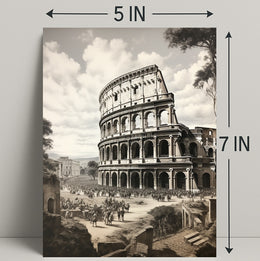 The Colosseum In Ancient Rome Poster