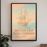 Formation of the British East India Company Poster