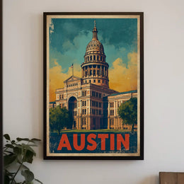 Austin Capitol Poster