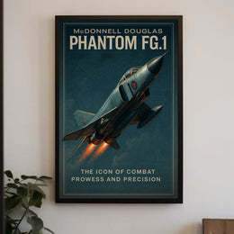 McDonnell Douglas Phantom FG.1 Military Recruitment Poster