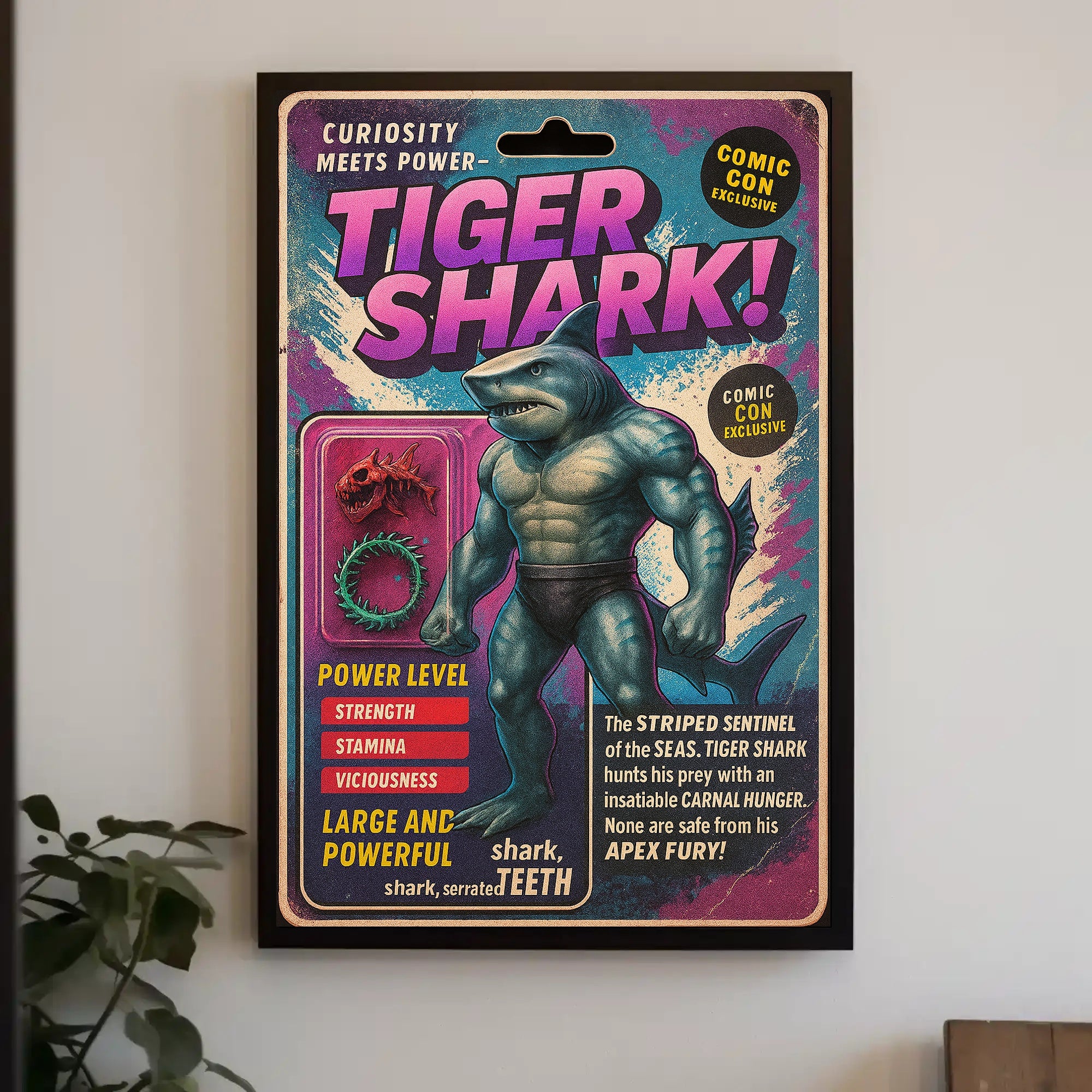 Tiger Shark Comic Con Exclusive Poster PosterGoat