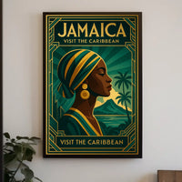 Visit Jamaica The Caribbean Awaits Poster