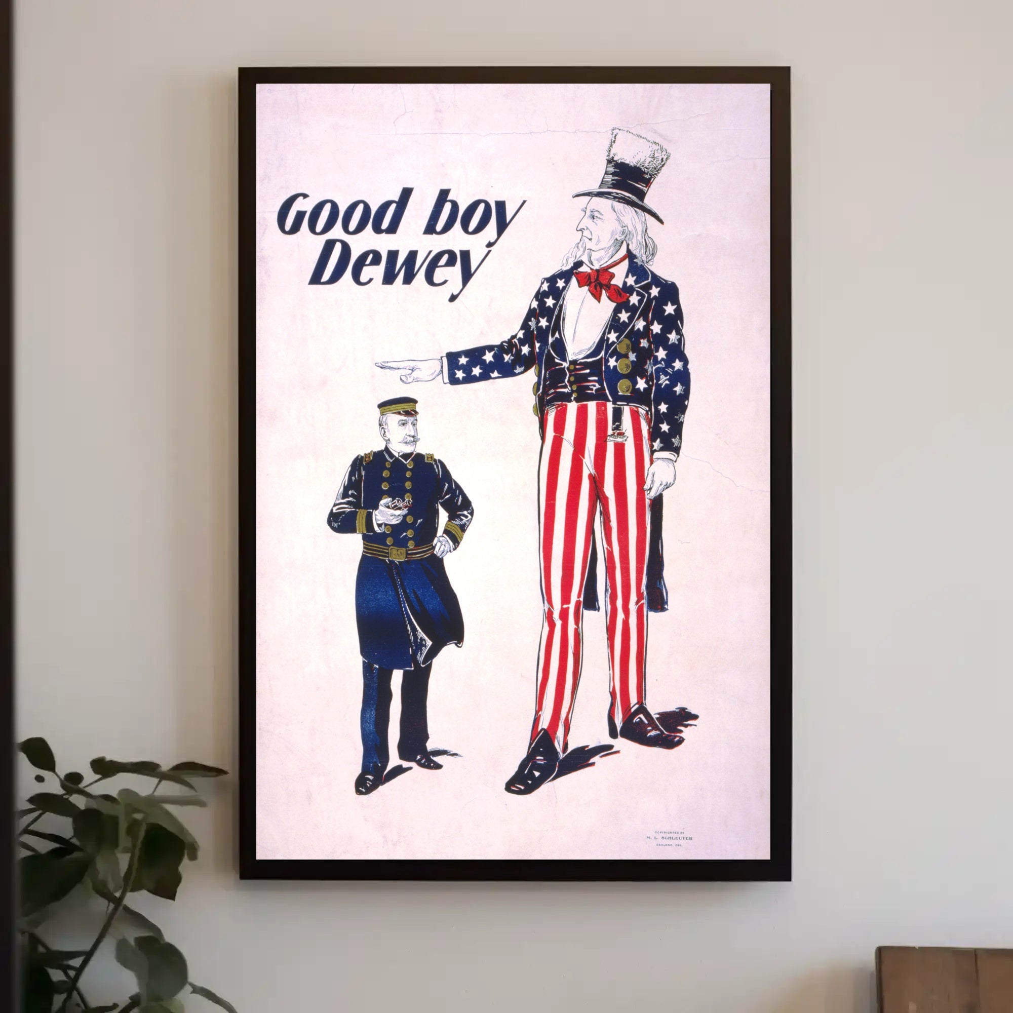 Uncle Sam Navy Vintage Military Recruitment Poster