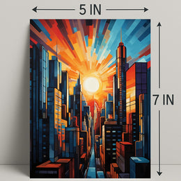 Urban Sunrise Poster PosterGoat