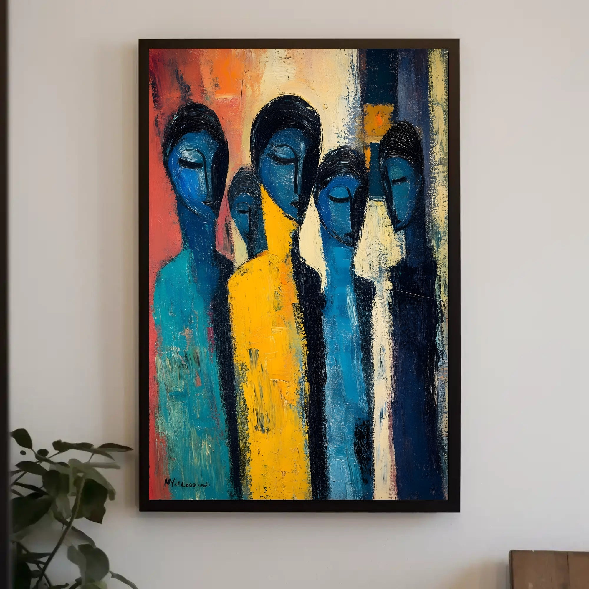 Abstract Ensemble Poster Print Modern Wall Art
