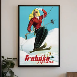 Frabosa Soprana Ski Resort Poster