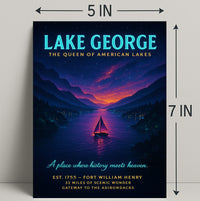 Lake George The Queen of American Lakes Poster PosterGoat