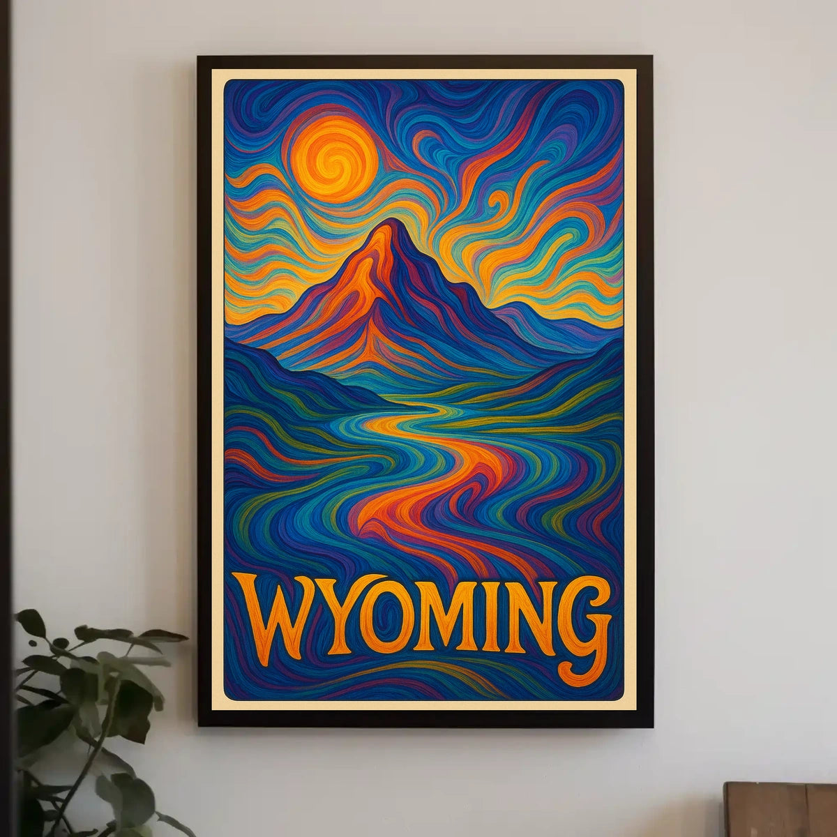 Wyoming Vibrant Landscapes Poster