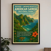 Discover Untamed Beauty American Samoa National Park Poster