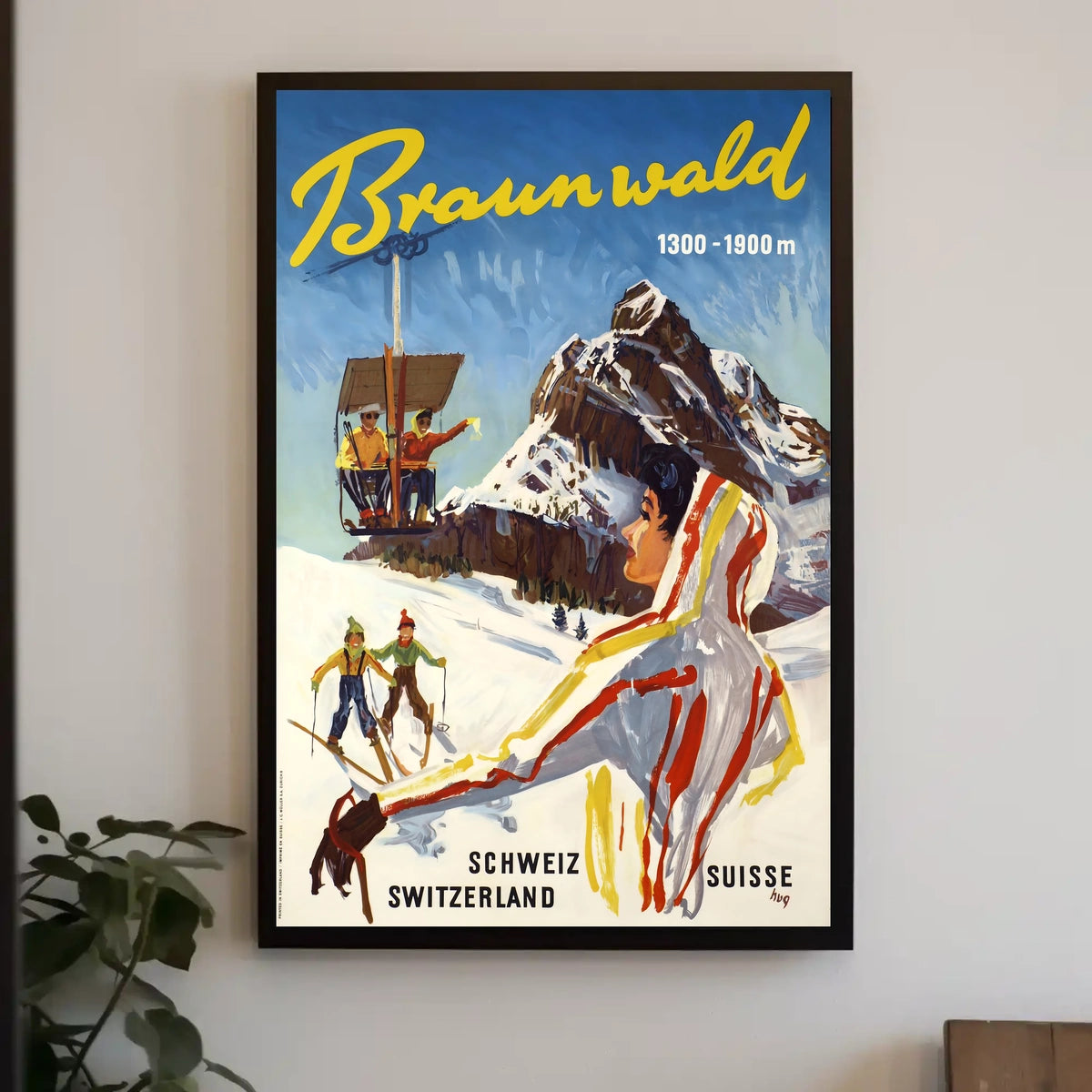 Braunwald Winter Wonderland Poster