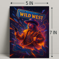 Buffalo Bill Wild West Wall Art Print PosterGoat