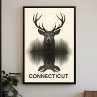 Connecticut Wildlife Reflection Poster