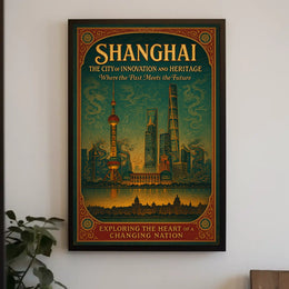 Shanghai The City of Innovation and Heritage Poster