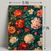 Lush Floral Elegance Art Print - Abstract or Artistic Poster